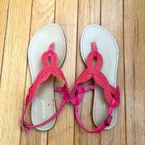 Bright sandals